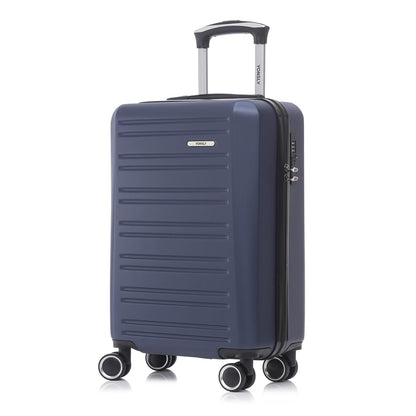 YONSLY® Koffer Suitcase, Trolley Reisekoffer, Rollkoffer Handgepäck Kabinenkoffer mit 4 Rollen 360°, Hartschalenreisekoffer, Zahlenschloss, Weicher Gummigriff
