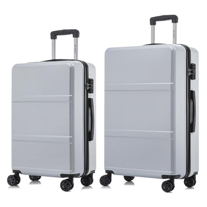 YONSLY® Premium Luggage TSA Lock, YKK Zipper Hardshell Suitcase Trolley Cabin Luggage Spinner Suitcase Carry-on 4 Wheels (L-XL Set)