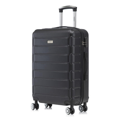 YONSLY® Trolley Reisekoffer Set, Koffer Suitcase, Rollkoffer Handgepäck Hartschalenreisekoffer mit Zahlenschloss, 4 Rollen 360°, Weicher Gummigriff
