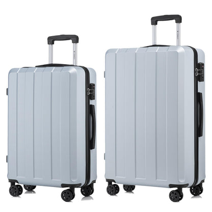 YONSLY® Premium Luggage TSA Lock, YKK Zipper Hardshell Suitcase Trolley Cabin Bag Spinner Luggage Hand Luggage 4 Wheels (L-XL Set)