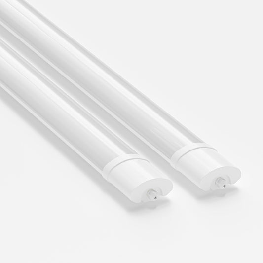 LQWELL LED Feuchtraumleuchte, LED Röhre 120x5.5x3cm IP65 Wasserfest, 24W 2750LM 6500K, Deckenleuchte Lange als Kellerleuchte, Wannenleuchte, Nassraumleuchte, Garagelampe, Werkstattlampe, 2 Stück