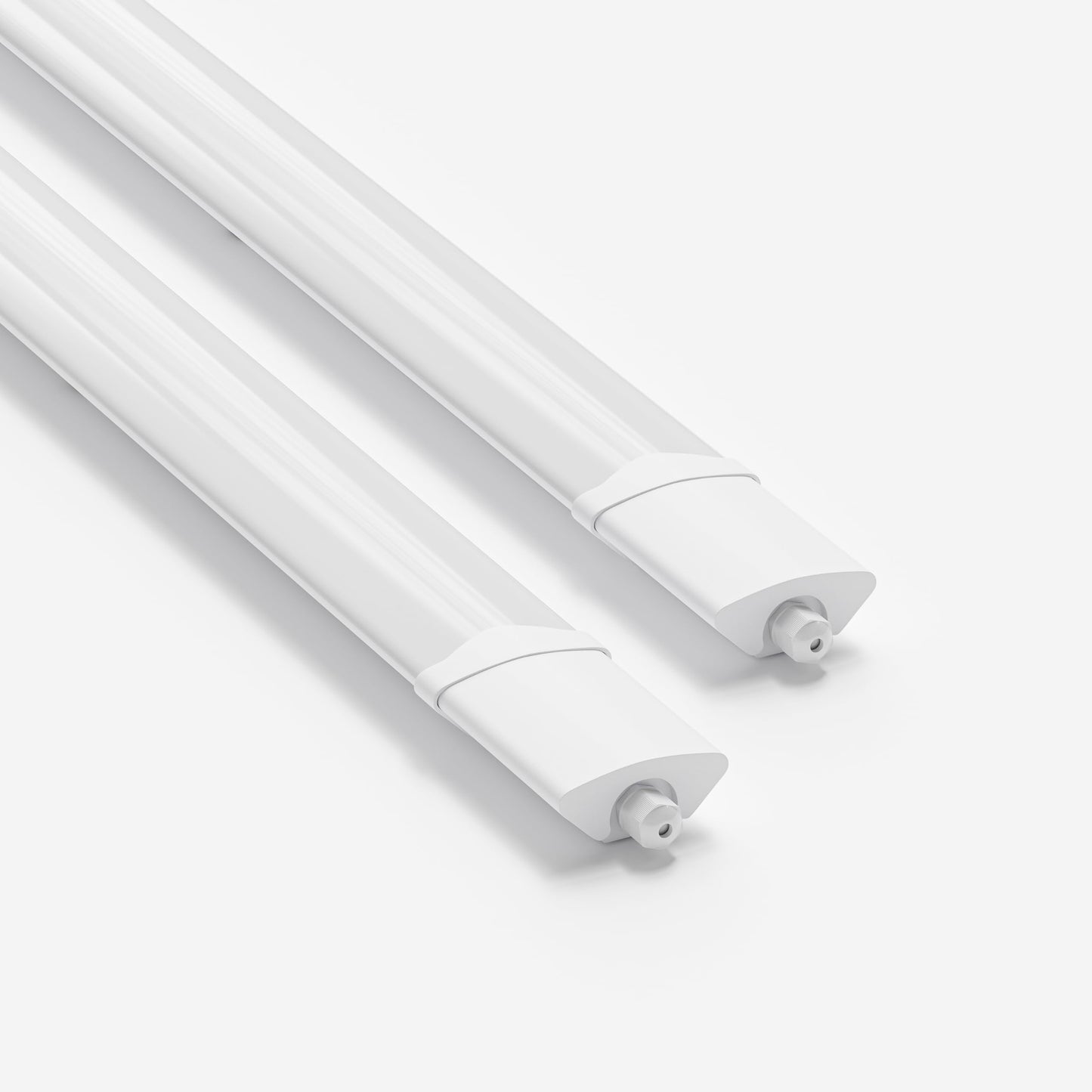 LQWELL® LED Moisture-proof Light, LED Tube 120x5.3x3.3cm IP65 Waterproof, 36W 4050LM 4000K, Long Ceiling Light for Basement, Bathtub, Wet Room, Garage, Workshop, 2 Pieces