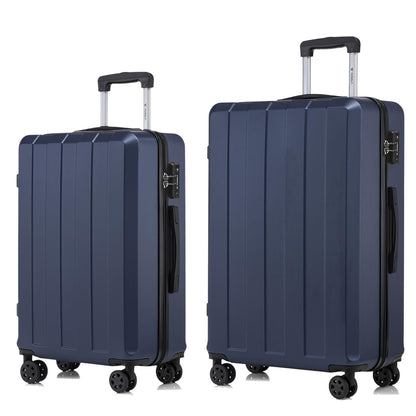YONSLY® Premium Luggage TSA Lock, YKK Zipper Hardshell Suitcase Trolley Cabin Bag Spinner Luggage Hand Luggage 4 Wheels (L-XL Set)