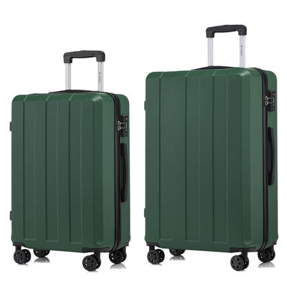 YONSLY® Premium Luggage TSA Lock, YKK Zipper Hardshell Suitcase Trolley Cabin Bag Spinner Luggage Hand Luggage 4 Wheels (L-XL Set)