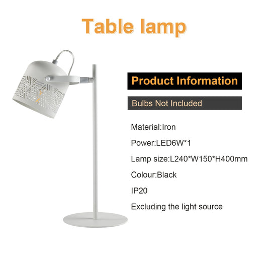 LQWELL® LED Table Lamp, Retro Palace Style Table Lamp, E27 Bedside Lamp, Metal Desk Lamp Dining Table Lamp for Bedroom Dining Room Library Museum Studio Office Bar Shop Decor