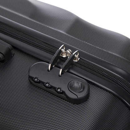 YONSLY® Trolley Reisekoffer Set, Rollkoffer Handgepäck, Kabinenkoffer, Koffer Suitcase, Hartschalenreisekoffer mit 4 Rollen 360°, Zahlenschloss, Weicher Gummigriff