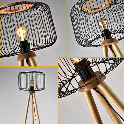 LQWELL® Stehlampe Bodenleuchte, 1 Flammig Modern Standleuchten H140CM für verschiedene Anlässe wie Restaurants, Wohnzimmer, Schlafzimmer, Büros, Cafés, Bibliotheken, Geschäft