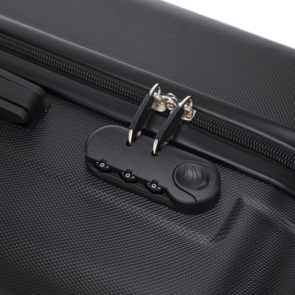YONSLY® Reisekoffer Trolley Rollkoffer Handgepäck Set, Kabinenkoffer, Hartschalenreisekoffer Travel Koffer Suitcase mit 4 Rollen 360°, Zahlenschloss, Weicher Gummigriff