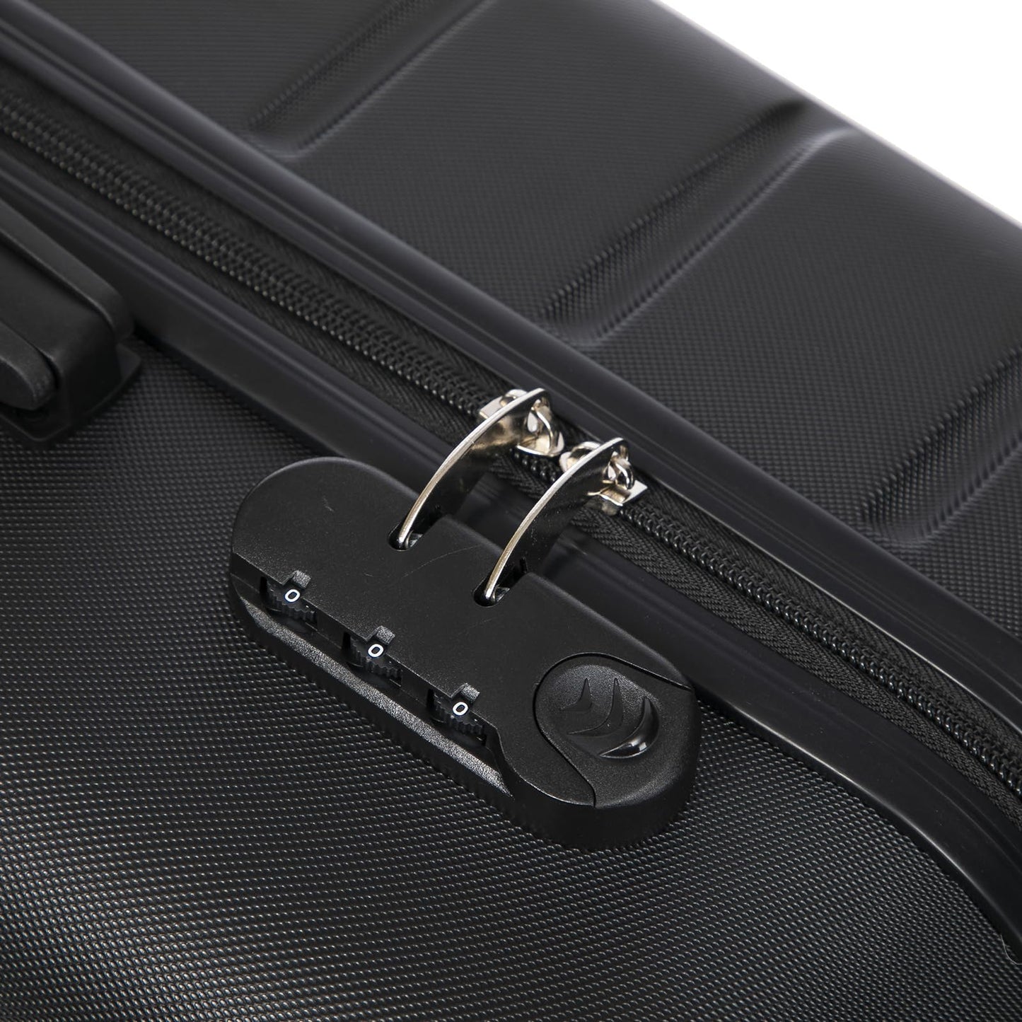 YONSLY® Trolley Reisekoffer Set, Koffer Suitcase, Rollkoffer Handgepäck Hartschalenreisekoffer mit Zahlenschloss, 4 Rollen 360°, Weicher Gummigriff