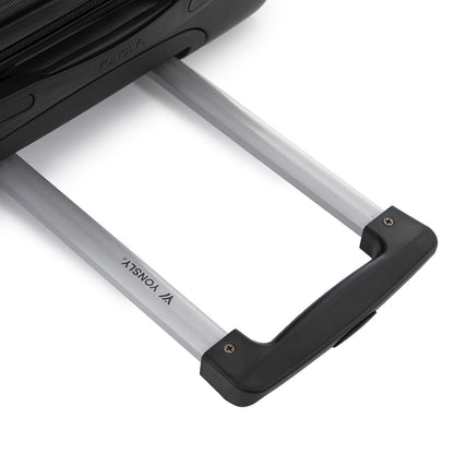 yonsly Trolley Reisekoffer Suitcase Set, Rollkoffer Handgepäck, Kofferset, Gepäckset Hartschalenreisekoffer mit 4 Rollen 360°, Zahlenschloss, Weicher Gummigriff (2er Set, L&XL)