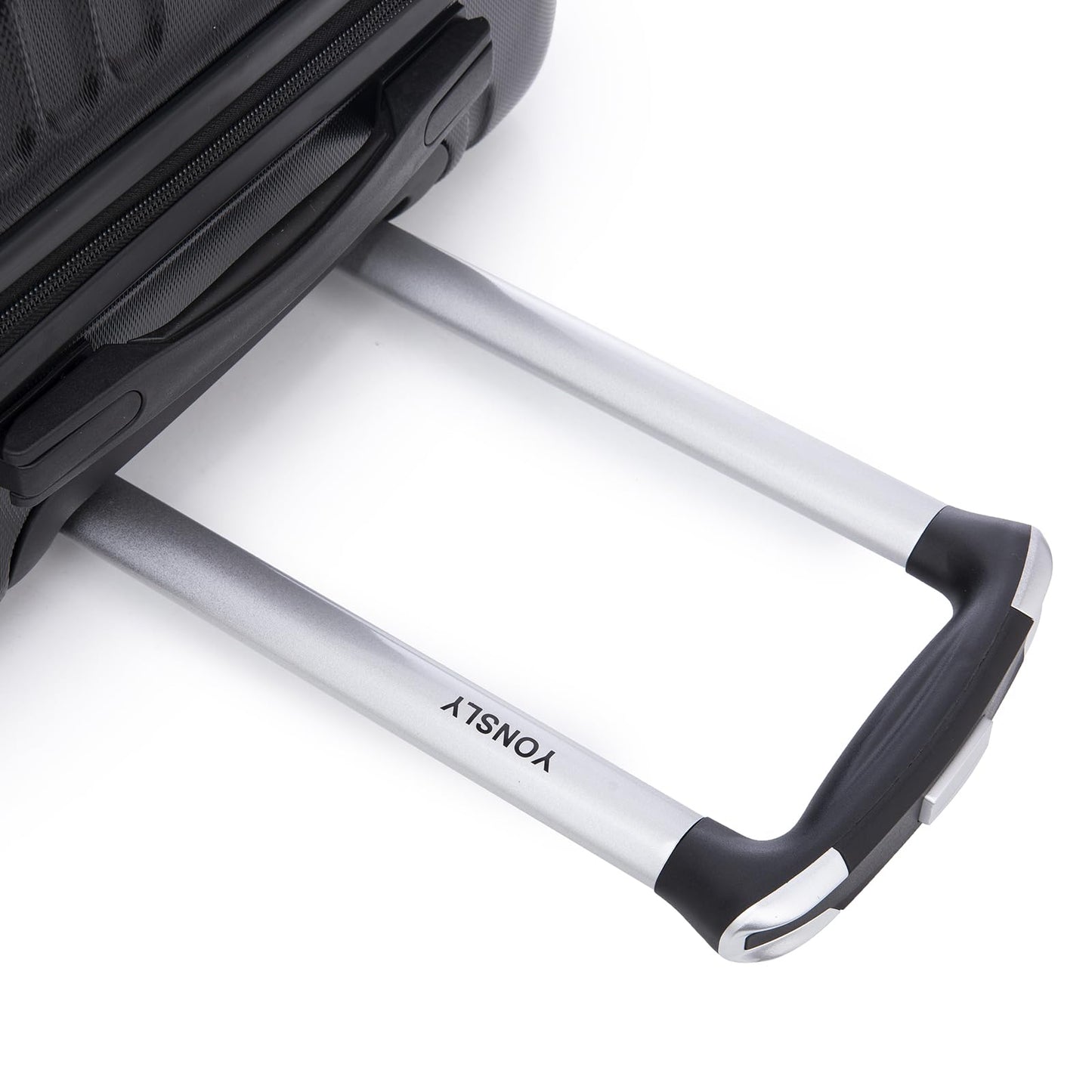 YONSLY® Reisekoffer Trolley Set, Rollkoffer Handgepäck, Kabinenkoffer, Travel Koffer Suitcase Hartschalenreisekoffer mit 4 Rollen 360°, Zahlenschloss, Weicher Gummigriff