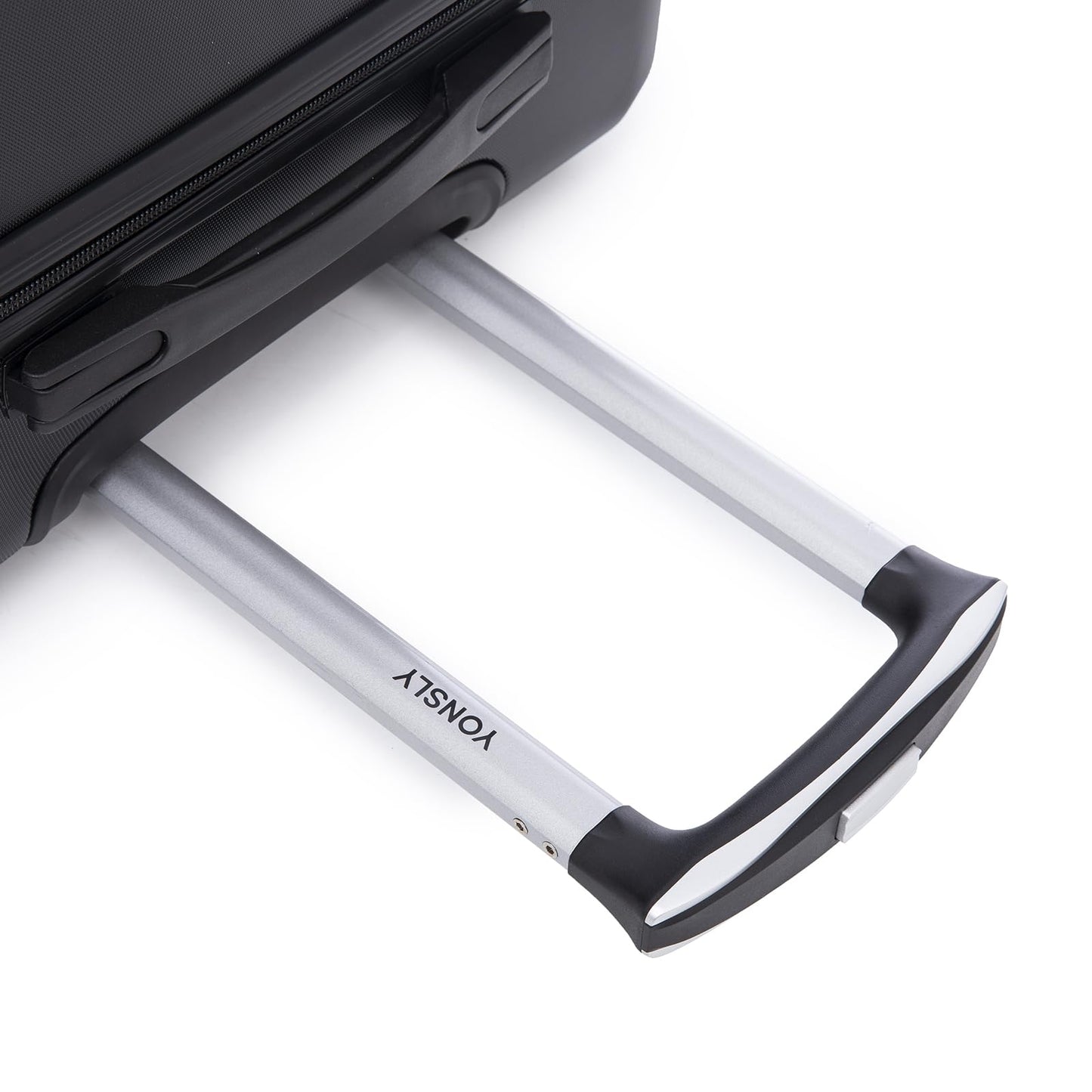 YONSLY® Koffer Suitcase, Trolley Reisekoffer, Rollkoffer Handgepäck Kabinenkoffer mit 4 Rollen 360°, Hartschalenreisekoffer, Zahlenschloss, Weicher Gummigriff