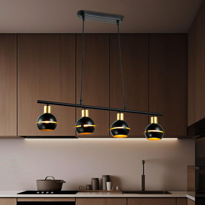 LQWELL® Modern Pendant Lamp, Retro Hanging Lamp, E14 Chandelier Multi-Bulb for Living Room Bedroom Dining Room Cafes Studio Bar Shop