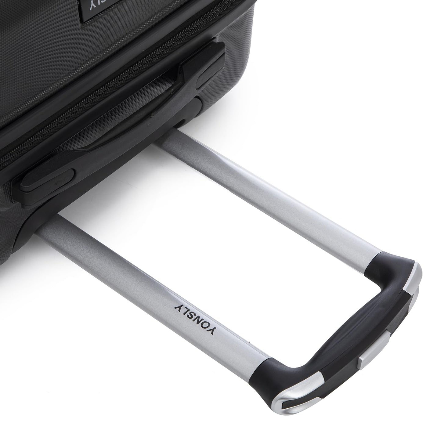 YONSLY® Reisekoffer Trolley Rollkoffer Handgepäck, Kabinenkoffer, Koffer Suitcase Travel Set Hartschalenreisekoffer mit 4 Rollen 360°, Zahlenschloss, Weicher Gummigriff
