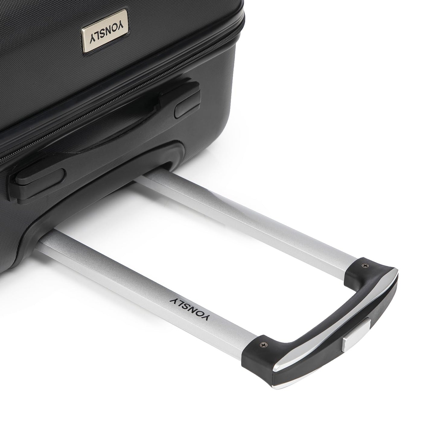 YONSLY® Koffer Suitcase, Trolley Reisekoffer Set, Rollkoffer Handgepäck, Kofferset, Gepäckset Hartschalenreisekoffer mit 4 Rollen 360°, Zahlenschloss, Weicher Gummigriff (3er Set, M,L&XL)