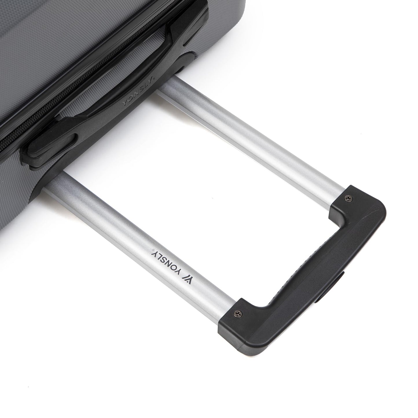 yonsly Trolley Reisekoffer Set, Rollkoffer Handgepäck, Kofferset, Gepäckset Travel Suitcase Hartschalenreisekoffer mit 4 Rollen 360°, Zahlenschloss, Weicher Gummigriff (4er Set, S,M,L&XL)