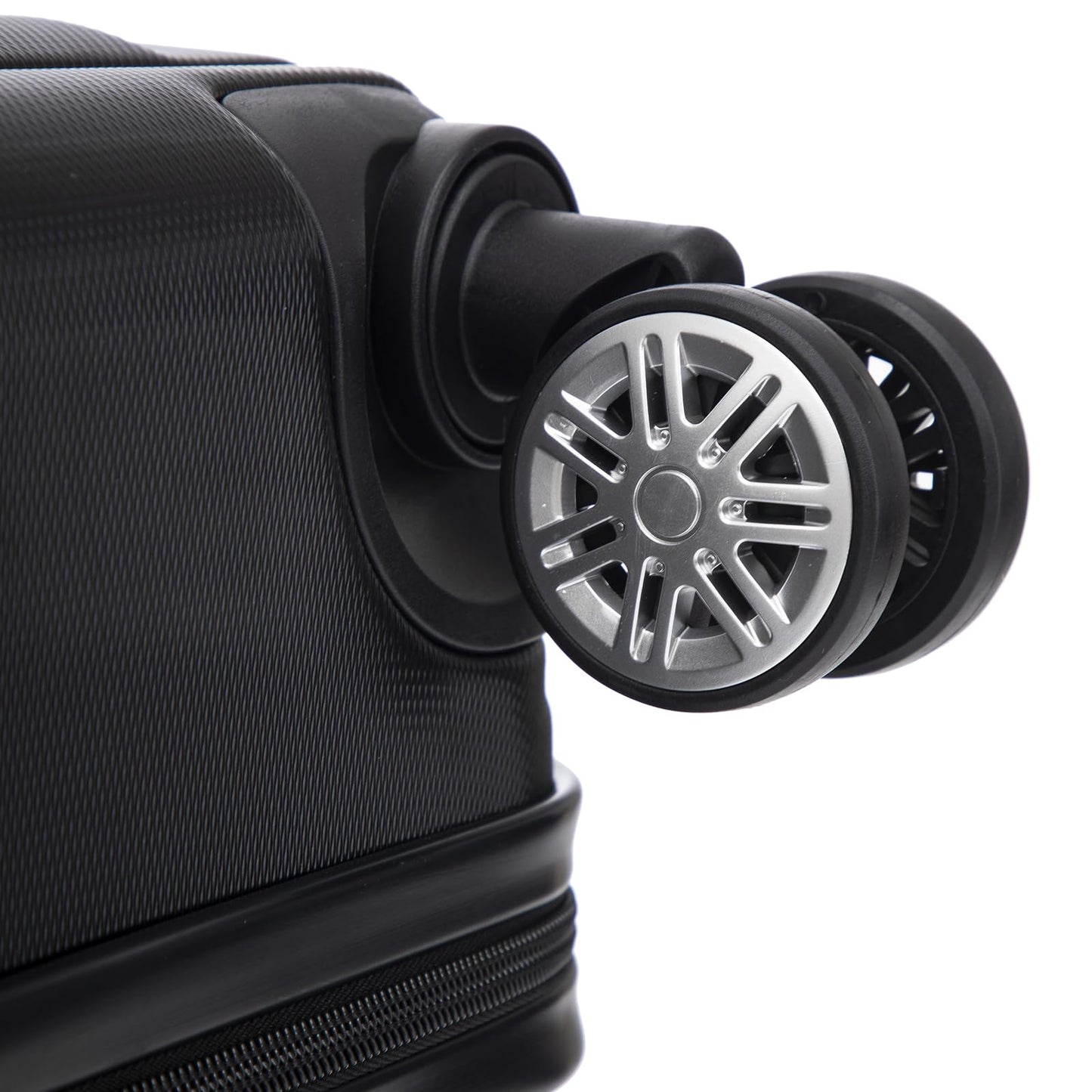 YONSLY® Reisekoffer Trolley Rollkoffer Handgepäck Set, Kabinenkoffer, Travel Koffer Suitcase Hartschalenreisekoffer mit 4 Rollen 360°, Zahlenschloss, Weicher Gummigriff
