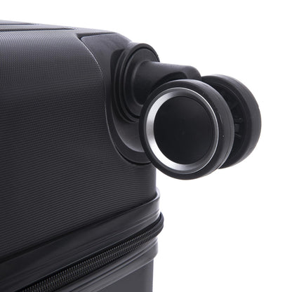YONSLY® Koffer Suitcase, Trolley Reisekoffer, Rollkoffer Handgepäck Kabinenkoffer mit 4 Rollen 360°, Hartschalenreisekoffer, Zahlenschloss, Weicher Gummigriff