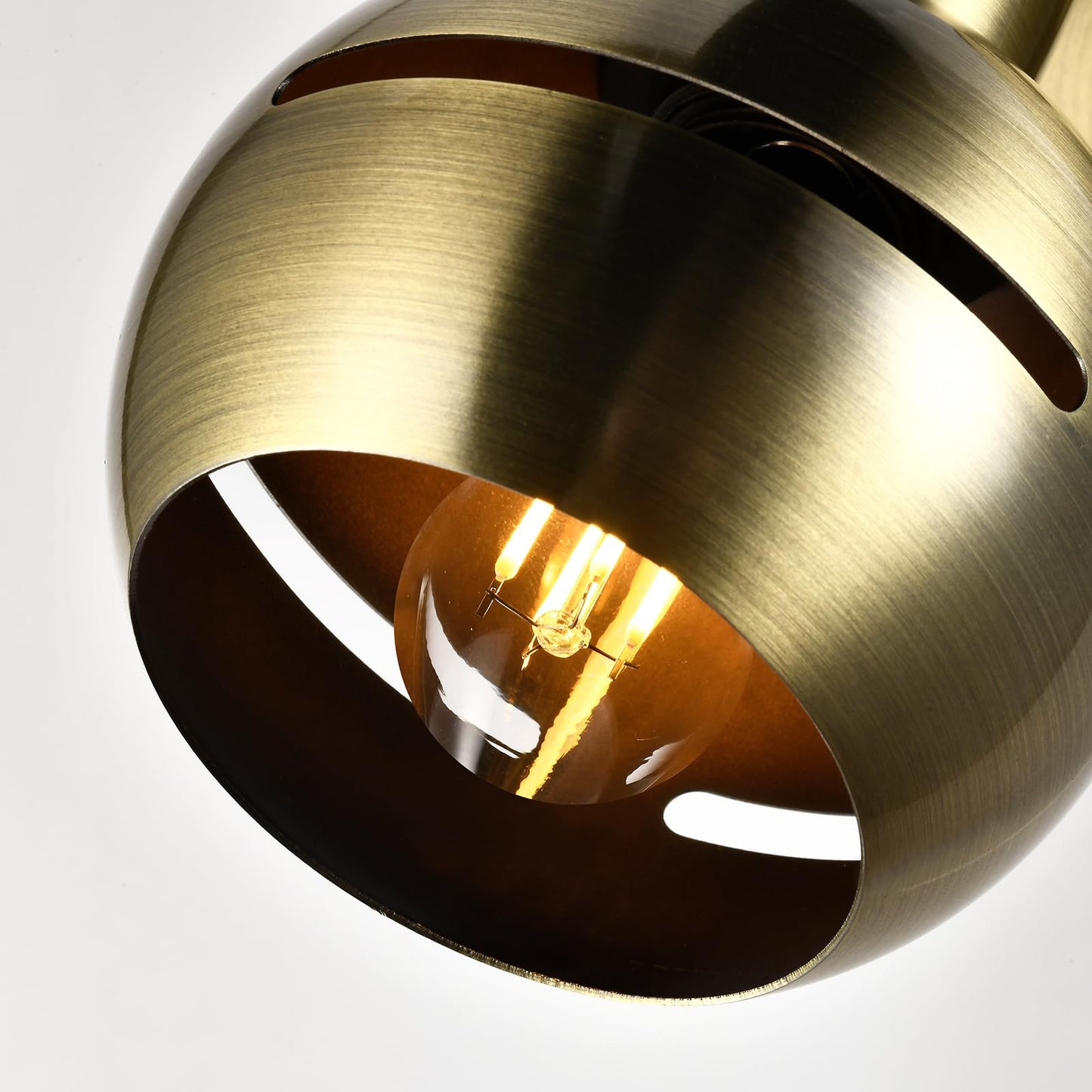 LQWELL® Wall Light Copper Color, LED Wall Lamp Indoor Wall Lighting Wall Spotlight in Retro Industrial Style, for Bedroom Living Room Studio Bar Counter Hotel Staircase Hallway Basement