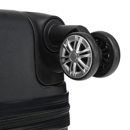 YONSLY® Trolley Reisekoffer Set, Koffer Suitcase, Rollkoffer Handgepäck Hartschalenreisekoffer mit Zahlenschloss, 4 Rollen 360°, Weicher Gummigriff