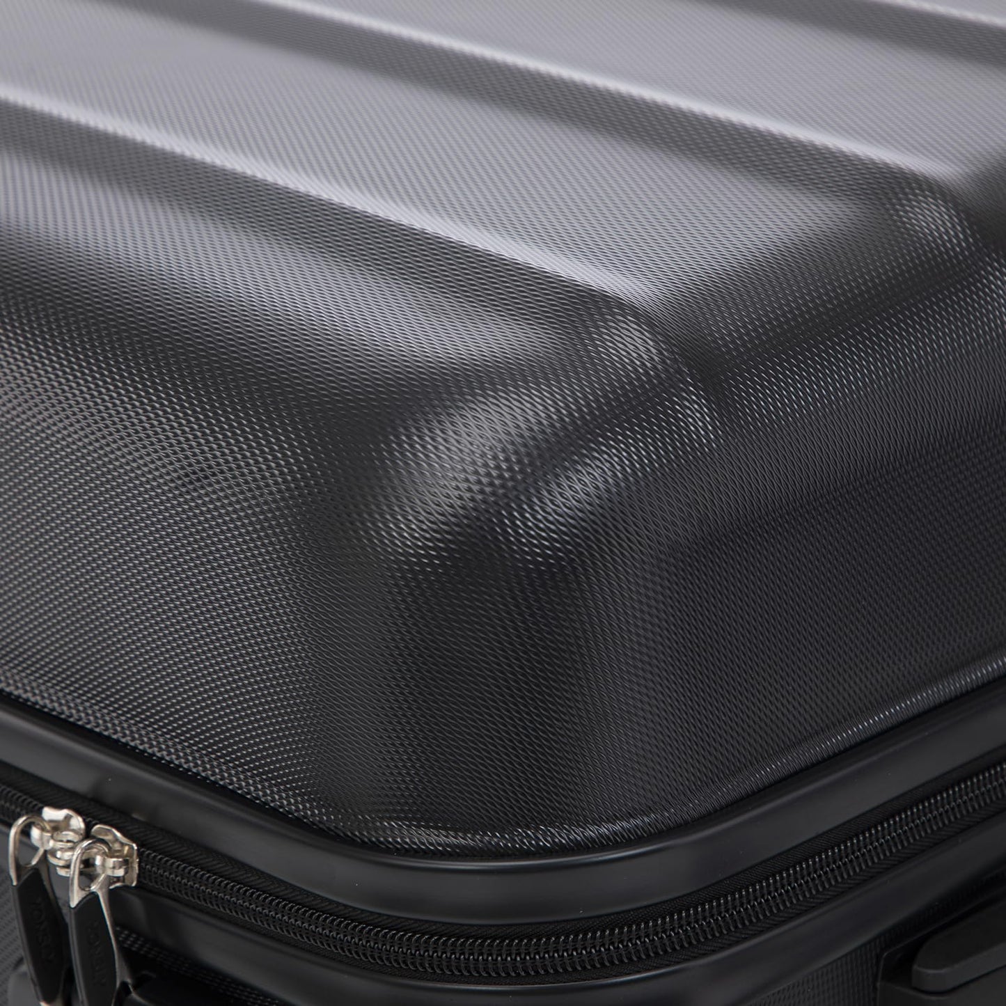 YONSLY® Reisekoffer Trolley Rollkoffer Handgepäck Set, Kabinenkoffer, Hartschalenreisekoffer Travel Koffer Suitcase mit 4 Rollen 360°, Zahlenschloss, Weicher Gummigriff