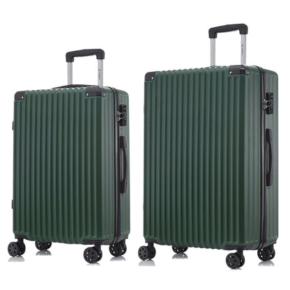 YONSLY® Premium Luggage TSA Lock, YKK Zipper Hardside Suitcase Trolley Cabin Luggage Spinner Suitcase Carry-on 4 Wheels (L-XL Set)