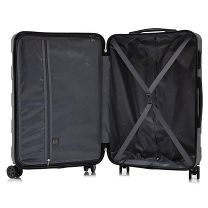 yonsly Trolley Reisekoffer Set, Rollkoffer Handgepäck, Kofferset, Gepäckset Travel Suitcase Hartschalenreisekoffer mit 4 Rollen 360°, Zahlenschloss, Weicher Gummigriff (4er Set, S,M,L&XL)