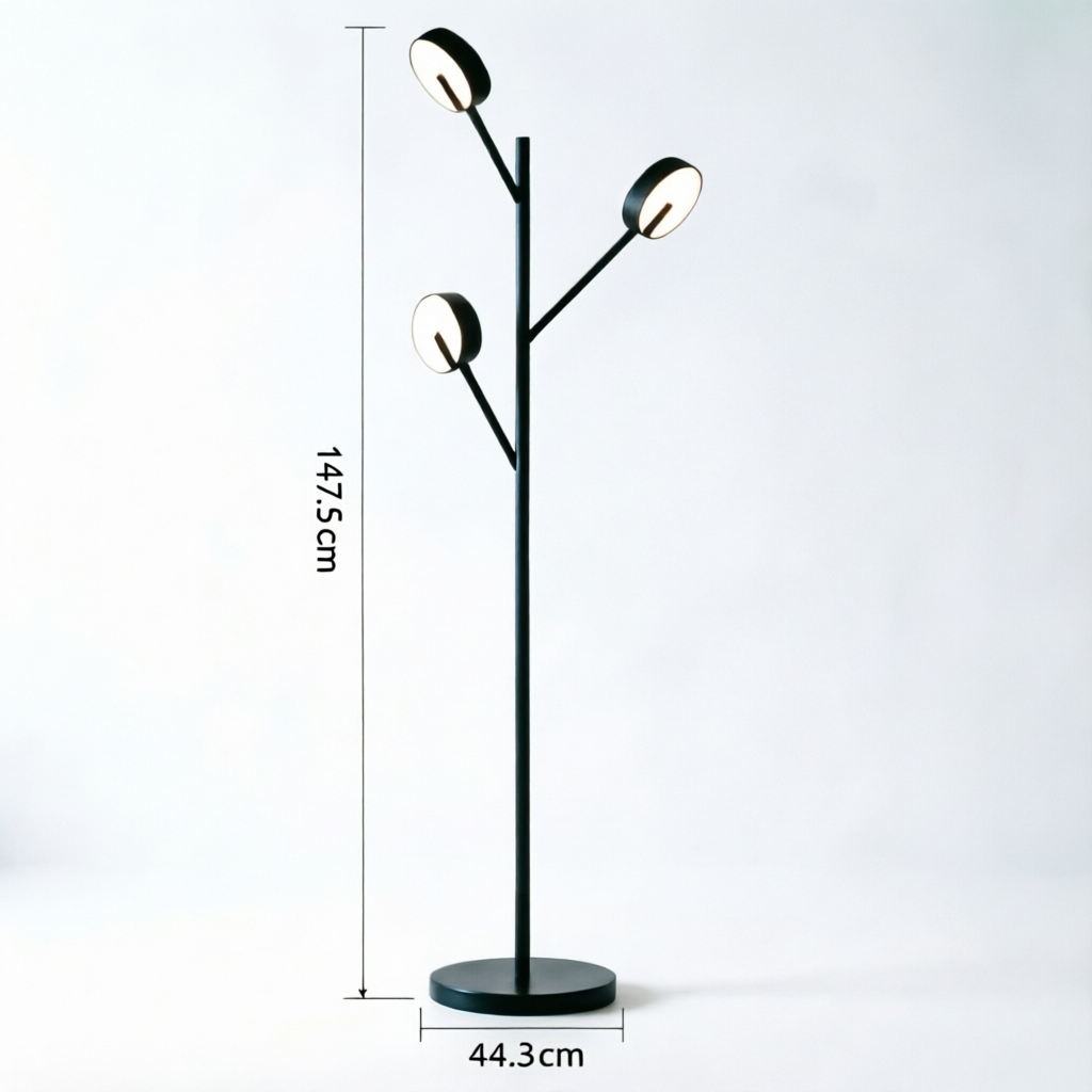 LQWELL® LED Stehlampe, 25.2W Standleuchte Outdoor&Innen Dekorative 3000K Stehleuchte Nachtlicht Vintage für Schlafzimmer Haus Hotel Esstisch