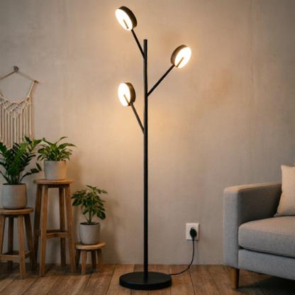 LQWELL® LED Stehlampe, 25.2W Standleuchte Outdoor&Innen Dekorative 3000K Stehleuchte Nachtlicht Vintage für Schlafzimmer Haus Hotel Esstisch