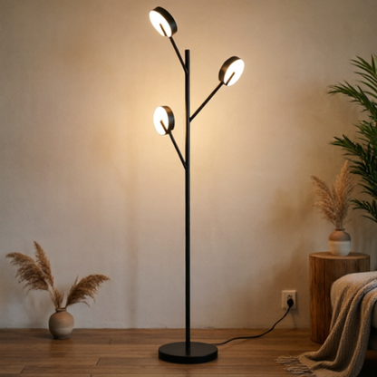 LQWELL® LED Stehlampe, 25.2W Standleuchte Outdoor&Innen Dekorative 3000K Stehleuchte Nachtlicht Vintage für Schlafzimmer Haus Hotel Esstisch