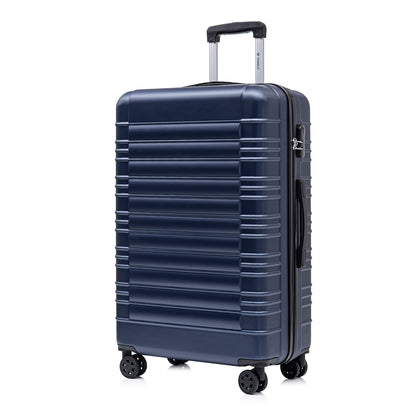 YONSLY® Suitcase, Trolley Suitcase, Cabin Luggage with 4 360° Wheels, Hardshell Suitcase, Combination Lock, Soft Rubber Handle