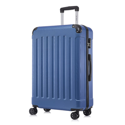 YONSLY® Suitcase, Trolley Travel Suitcase, Rolling Suitcase Carry-On with 4 360° Wheels, Hardshell Travel Suitcase, Combination Lock, Soft Rubber Handle