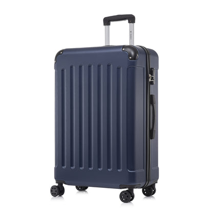 YONSLY® Suitcase, Trolley Travel Suitcase, Rolling Suitcase Carry-On with 4 360° Wheels, Hardshell Travel Suitcase, Combination Lock, Soft Rubber Handle