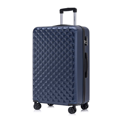 YONSLY® Suitcase, Trolley Travel Suitcase, Cabin Case Rolling Luggage Hand Luggage with 4 360° Wheels, Hard Shell Travel Suitcase, Combination Lock, Soft Rubber Handle