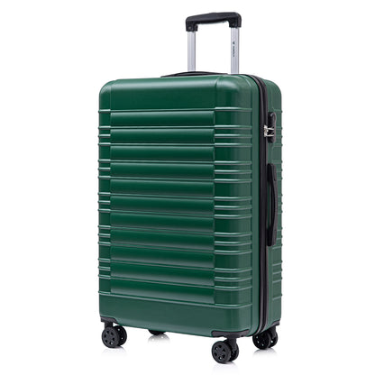 YONSLY® Suitcase, Trolley Suitcase, Cabin Luggage with 4 360° Wheels, Hardshell Suitcase, Combination Lock, Soft Rubber Handle