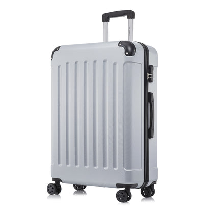 YONSLY® Suitcase, Trolley Travel Suitcase, Rolling Suitcase Carry-On with 4 360° Wheels, Hardshell Travel Suitcase, Combination Lock, Soft Rubber Handle