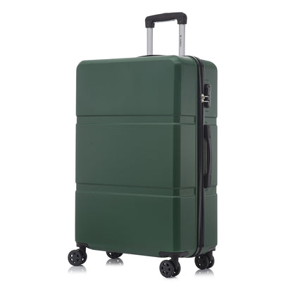 YONSLY® Trolley Travel Suitcase, Rolling Suitcase Carry-On with 4 360° Wheels, Hardshell Suitcase, Combination Lock, Soft Rubber Handle