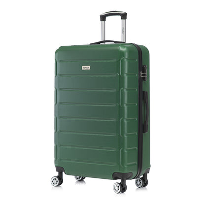 YONSLY® Trolley Reisekoffer Set, Koffer Suitcase, Rollkoffer Handgepäck Hartschalenreisekoffer mit Zahlenschloss, 4 Rollen 360°, Weicher Gummigriff