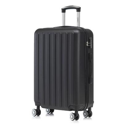 YONSLY® Koffer Suitcase, Trolley Reisekoffer Set, Rollkoffer Handgepäck, Kabinenkoffer Hartschalenreisekoffer mit 4 Rollen 360°, Zahlenschloss, Weicher Gummigriff