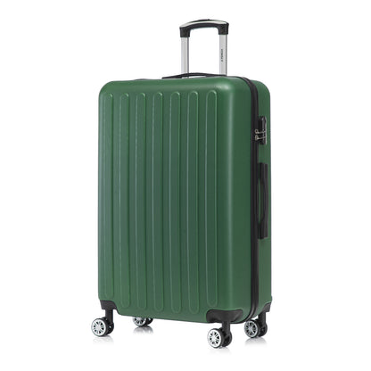 YONSLY® Koffer Suitcase, Trolley Reisekoffer Set, Rollkoffer Handgepäck, Kabinenkoffer Hartschalenreisekoffer mit 4 Rollen 360°, Zahlenschloss, Weicher Gummigriff