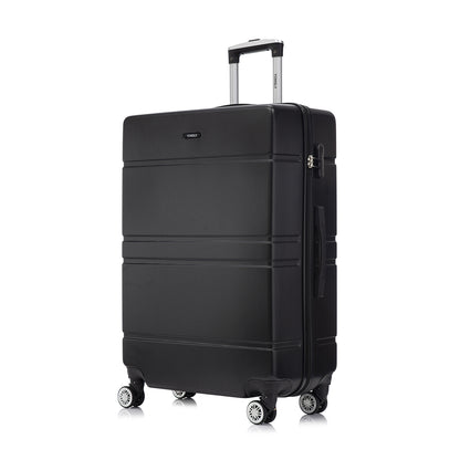 YONSLY® Trolley Reisekoffer Rollkoffer Handgepäck Set, Kabinenkoffer, Koffer Suitcase, Hartschalenreisekoffer mit 4 Rollen 360°, Zahlenschloss, Weicher Gummigriff