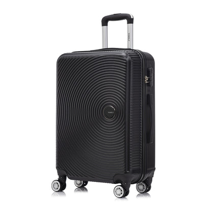 YONSLY® Reisekoffer Trolley Rollkoffer Handgepäck Set, Kabinenkoffer, Koffer Suitcase, Hartschalenreisekoffer mit 4 Rollen 360°, Zahlenschloss, Weicher Gummigriff