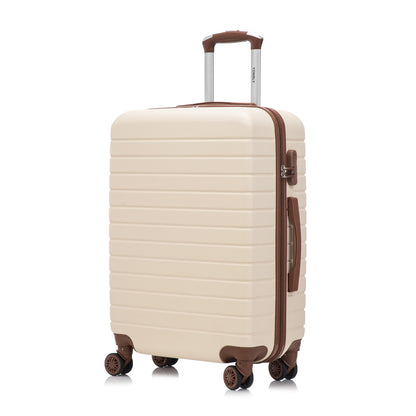YONSLY® Reisekoffer Trolley Rollkoffer Handgepäck Set, Kabinenkoffer, Hartschalenreisekoffer Koffer Suitcase mit 4 Rollen 360°, Zahlenschloss, Weicher Gummigriff