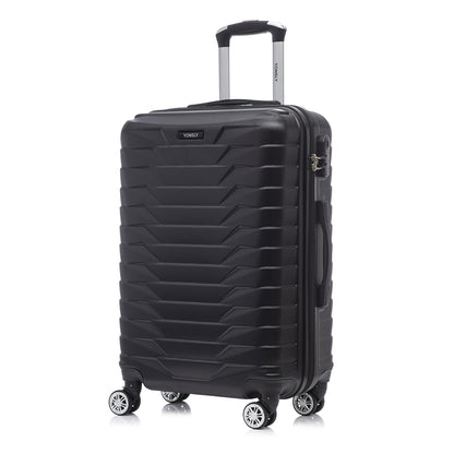 YONSLY® Reisekoffer Trolley Rollkoffer Handgepäck Travel Set, Kabinenkoffer, Koffer Suitcase Hartschalenreisekoffer mit 4 Rollen 360°, Zahlenschloss, Weicher Gummigriff