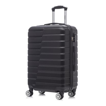 YONSLY® Reisekoffer Trolley Rollkoffer Handgepäck, Kabinenkoffer, Koffer Suitcase Travel Set Hartschalenreisekoffer mit 4 Rollen 360°, Zahlenschloss, Weicher Gummigriff
