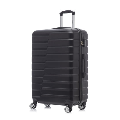 YONSLY® Reisekoffer Trolley Rollkoffer Handgepäck, Kabinenkoffer, Koffer Suitcase Travel Set Hartschalenreisekoffer mit 4 Rollen 360°, Zahlenschloss, Weicher Gummigriff