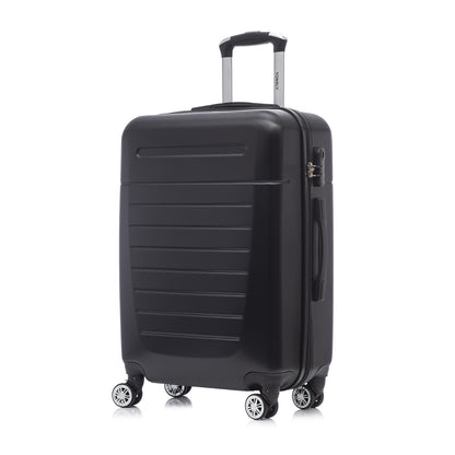 YONSLY® Reisekoffer Trolley Set, Rollkoffer Handgepäck, Kabinenkoffer, Travel Koffer Suitcase mit 4 Rollen 360°, Zahlenschloss, Weicher Gummigriff, Hartschalenreisekoffer
