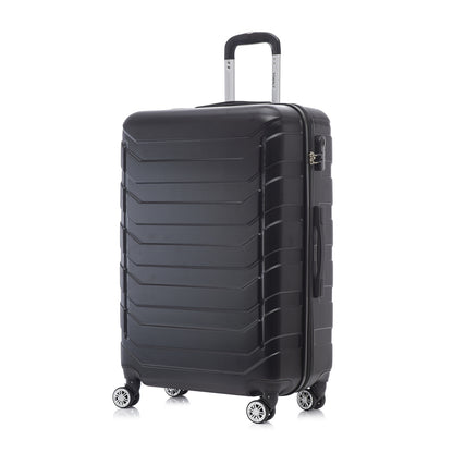 YONSLY® Travel Suitcase Trolley, Rolling Luggage Travel Carry-On Set, Cabin Suitcase, Suitcase with 4 360° Wheels, Combination Lock, Soft Rubber Handle, Hardshell Travel Suitcase