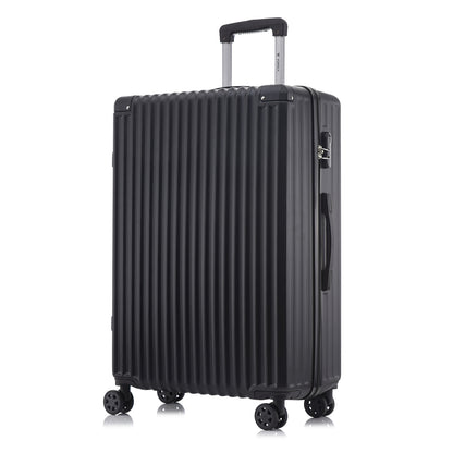YONSLY® Trolley Travel Suitcase, Rolling Suitcase Carry-on Hardshell Suitcase with 4 360° Wheels, Combination Lock, Soft Rubber Handle