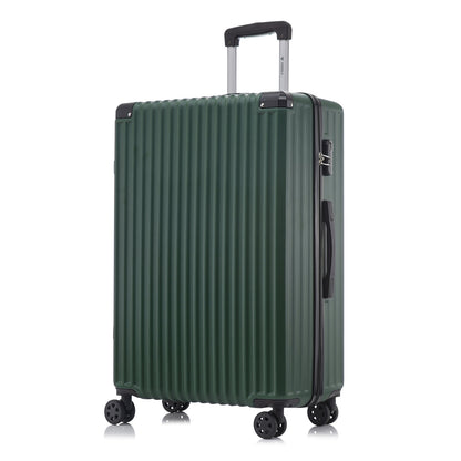 YONSLY® Trolley Travel Suitcase, Rolling Suitcase Carry-on Hardshell Suitcase with 4 360° Wheels, Combination Lock, Soft Rubber Handle